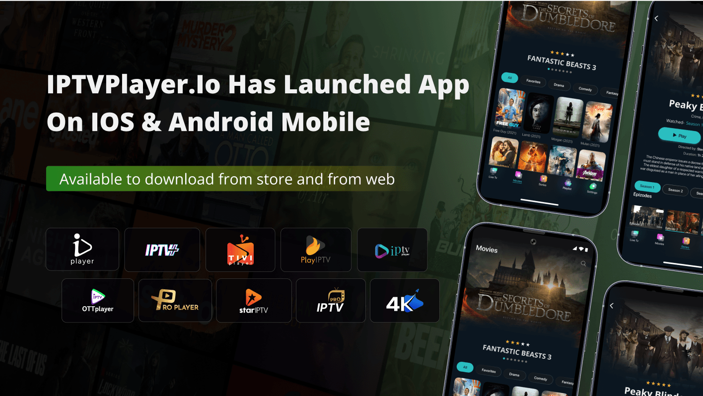 IPTVPlayer.io iOS & Android Mobile Apps are Live!!!